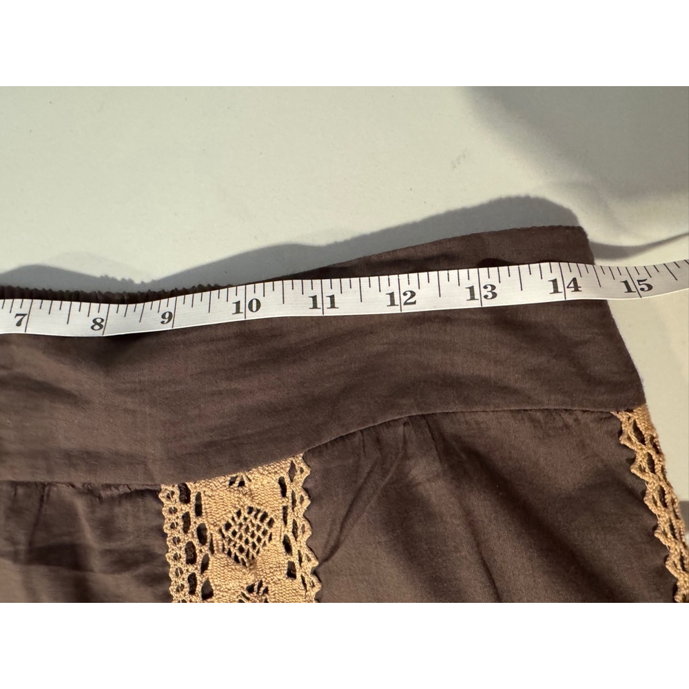 Solitaire Los Angeles Skirt Size S Brown - Picture 6 of 10